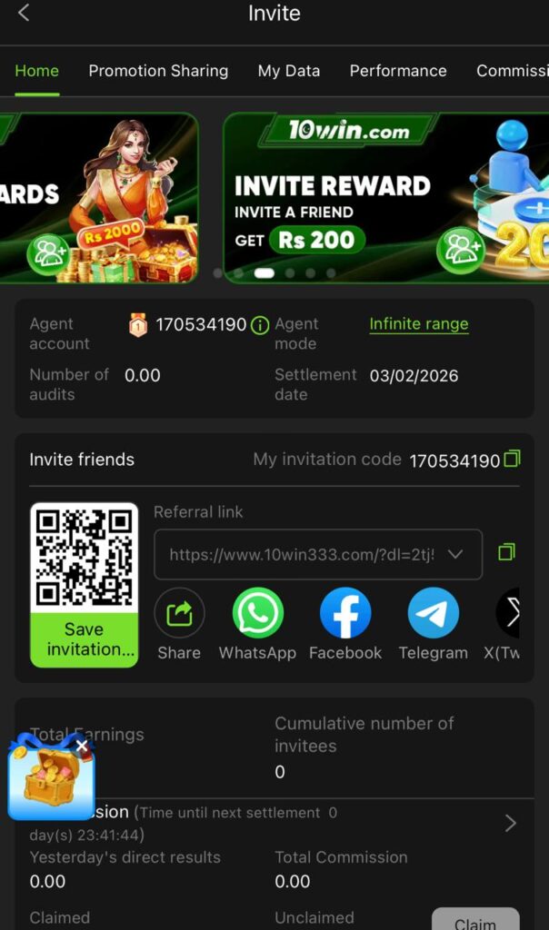 10win-game-invitation-bonus